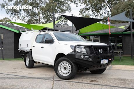 White 2021 Nissan Navara Dual Cab Chassis Sl (4X4)