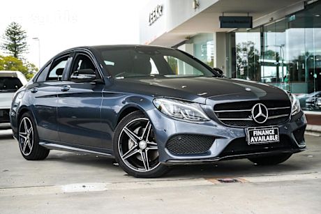 Grey 2016 Mercedes-Benz C200 Sedan