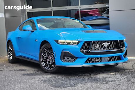 Blue 2024 Ford Mustang Coupe GT R