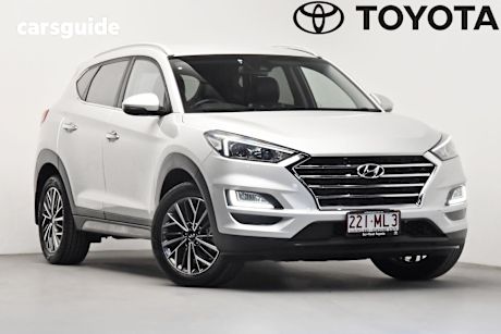 Silver 2018 Hyundai Tucson Wagon Elite Crdi (Awd)