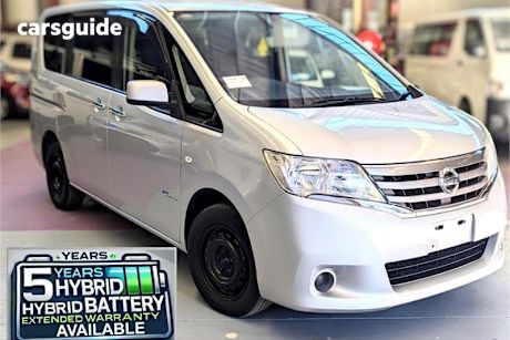 Silver 2013 Nissan Serena Commercial HYBRID
