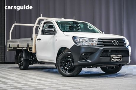 White 2022 Toyota Hilux Cab Chassis Workmate (4X2)