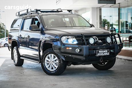 Blue 2019 Volkswagen Amarok Dual Cab Utility Tdi420 Core Edition (4X4)