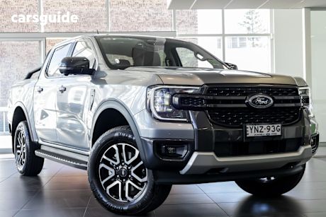 Silver 2024 Ford Ranger Ute Tray SPORT 4X4