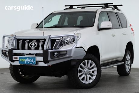 White 2016 Toyota Landcruiser Prado Wagon Vx (4X4)
