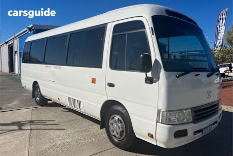 White 2013 Toyota Coaster OtherCar DELUXE 4X2