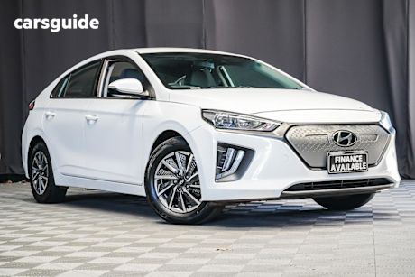 White 2021 Hyundai Ioniq Hatchback Electric Elite