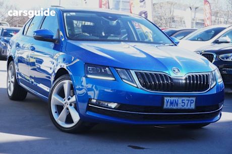 Blue 2017 Skoda Octavia Sedan 110 Tsi Style