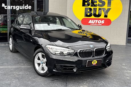 Black 2015 BMW 1 Hatch 118I SPORT LINE R