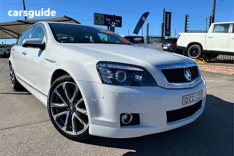 White 2016 Holden Caprice Sedan V