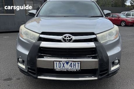 Silver 2015 Toyota Kluger Wagon Gxl (4X4)