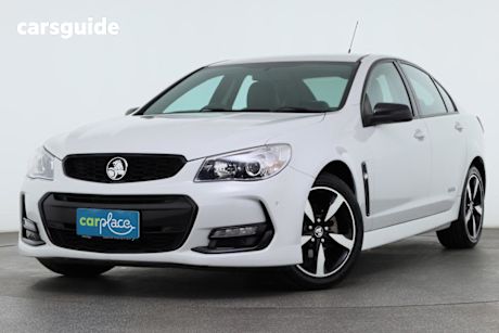 White 2016 Holden Commodore Sedan Sv6 Black Pack