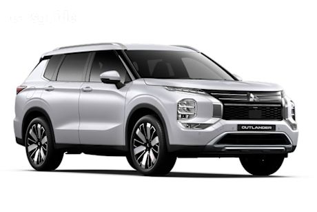 White 2025 Mitsubishi Outlander SUV ASPIRE 4X4