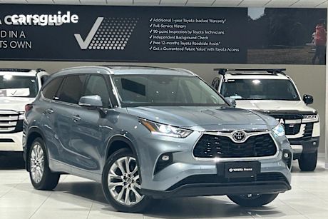 Blue 2023 Toyota Kluger Wagon Grande 2Wd