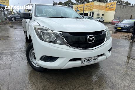 White 2017 Mazda BT-50 Cab Chassis Xt (4X2)