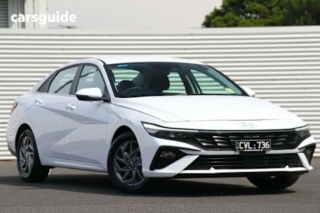 White 2024 Hyundai I30 Sedan HYBRID F