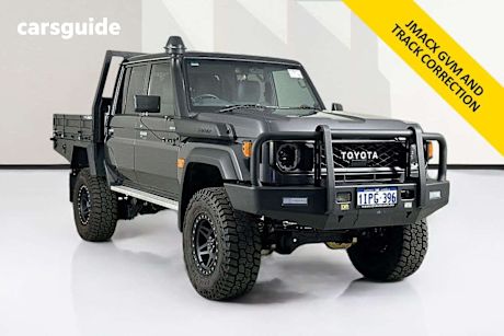 Grey 2024 Toyota Landcruiser Double Cab Chassis Lc79 Gxl