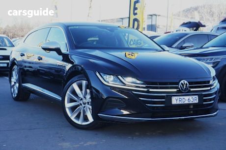 Black 2021 Volkswagen Arteon Wagon 140Tsi Elegance Shooting Brake