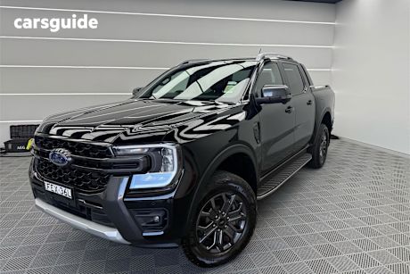Black 2023 Ford Ranger Ute Tray WILDTRAK 4X4