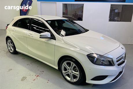 White 2013 Mercedes-Benz A180 Hatchback Be