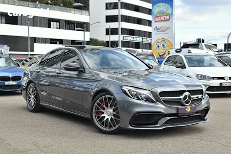 Grey 2017 Mercedes-Benz C63 Sedan S
