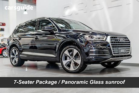 Blue 2016 Audi Q7 SUV TDI