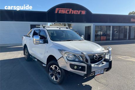White 2017 Mazda BT-50 Dual Cab Utility Xtr (4X4)