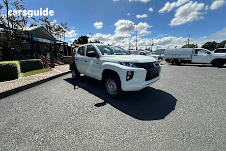 White 2021 Mitsubishi Triton Ute Tray GLX 4X4