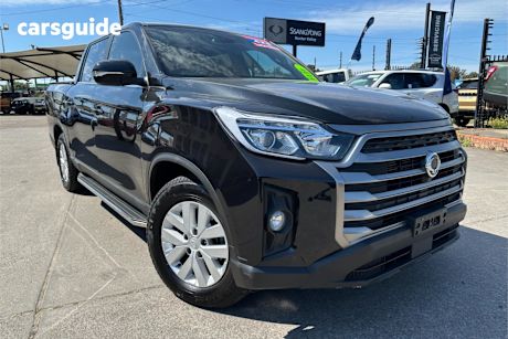 Black 2022 Ssangyong Musso XLV Crew Cab Pickup Elx
