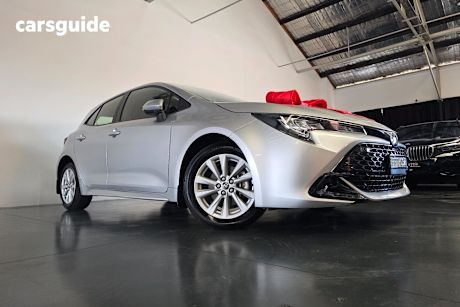 Silver 2023 Toyota Corolla Hatchback Ascent Sport