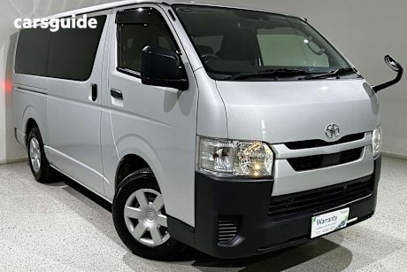 Silver 2021 Toyota HiAce Commercial