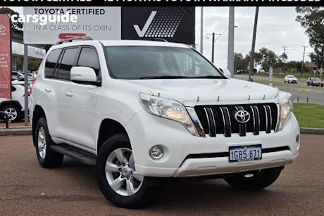 White 2016 Toyota Landcruiser Prado Wagon Gxl (4X4)