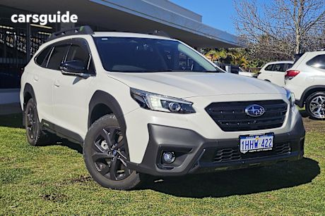 White 2021 Subaru Outback SUV AWD SPORT 4WD