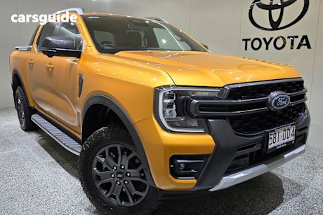 Yellow 2024 Ford Ranger Double Cab Pick Up Wildtrak 3.0 (4X4)