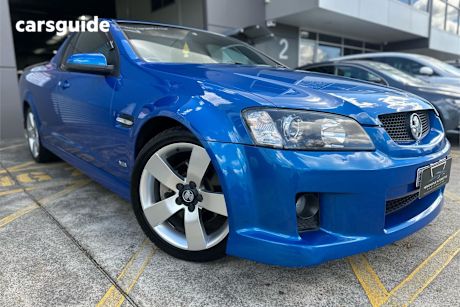 Blue 2009 Holden Commodore Utility Ss-V