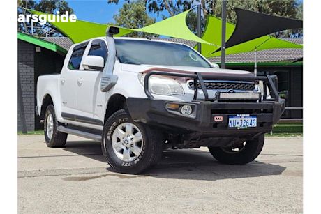 White 2013 Holden Colorado Crew Cab Pickup Lt (4X4)