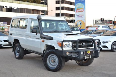 White 2014 Toyota Landcruiser SUV WORKMATE TROOPCARRIER 4X4