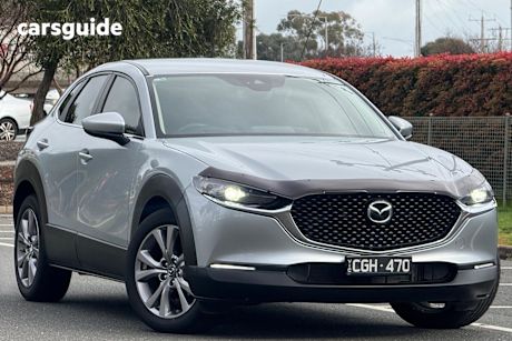 Silver 2023 Mazda CX-30 SUV G20 EVOLVE F