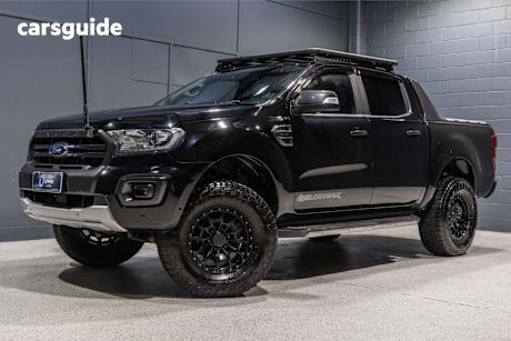 Black 2019 Ford Ranger Ute Tray WILDTRAK 4X4