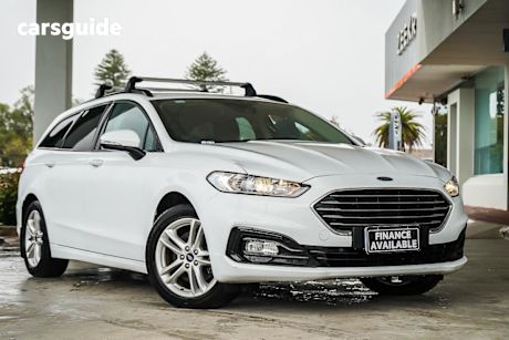 White 2019 Ford Mondeo Wagon Ambiente Tdci