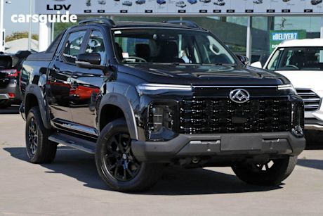 Black 2025 LDV T60 Ute Tray MAX PLUS 4X4