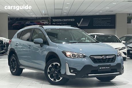 Blue 2021 Subaru XV Wagon Hybrid L Awd