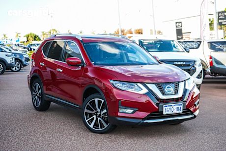 Red 2020 Nissan X-Trail Wagon Ti (4Wd) (5Yr)