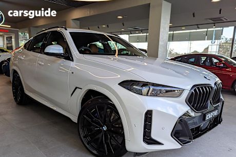 White 2025 BMW X6 SUV XDRIVE40I M SPORT 4X4