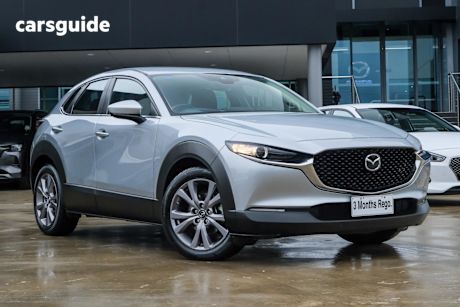 Silver 2023 Mazda CX-30 SUV G20 EVOLVE F
