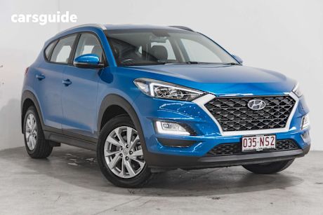 Blue 2019 Hyundai Tucson SUV ACTIVE X F