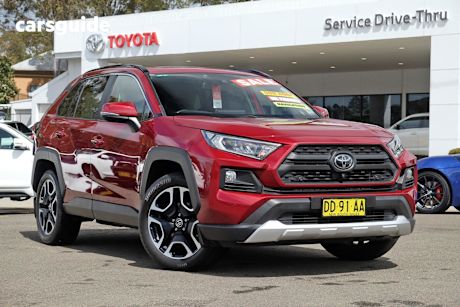 Red 2021 Toyota RAV4 SUV EDGE 4X4