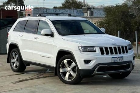 White 2016 Jeep Grand Cherokee SUV LIMITED 4X4