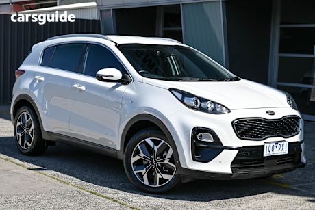 White 2019 Kia Sportage SUV SI PREMIUM 4X4