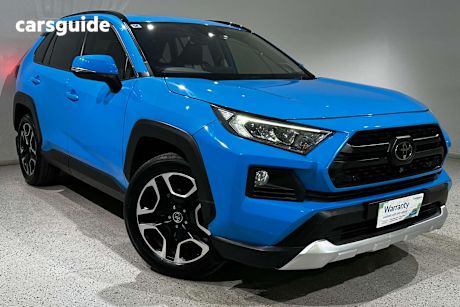 Blue 2019 Toyota RAV4 SUV EDGE 4X4